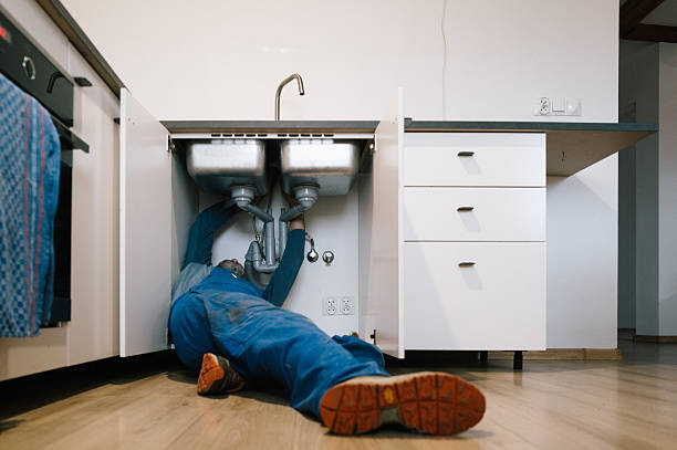 Professional Drain Cleaning technician working in Goldsboro, NC